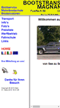 Mobile Screenshot of bootstransport.ch